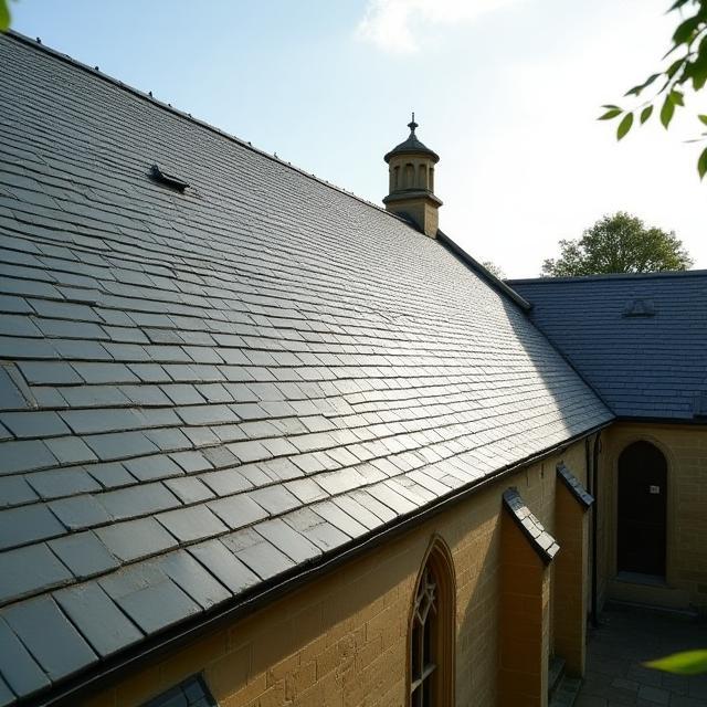 Merton College Chapel roof after restoration